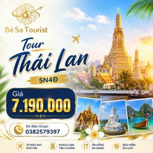 TOUR THÁI LAN BANGKOK - PATTAYA 5N4Đ