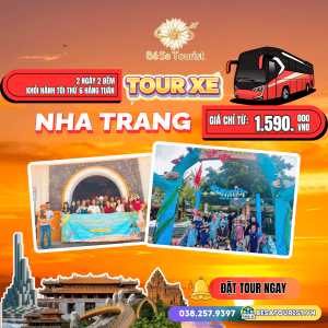 TOUR NHA TRANG 2N2Đ - KHÁM PHÁ 3 ĐẢO
