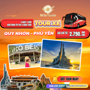 TOUR QUY NHƠN - PHÚ YÊN 3N3Đ - HOA VÀNG CỎ XANH