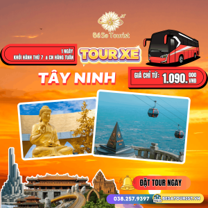 TOUR TÂY NINH 1N - CÁP TREO ĐỈNH - BUFFET TRƯA
