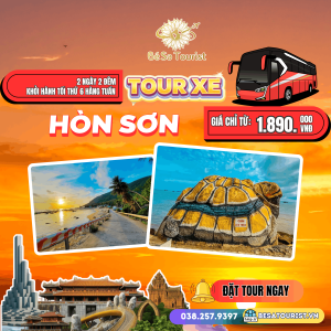 TOUR HÒN SƠN 2N2Đ - ĐẢO LẠI SƠN