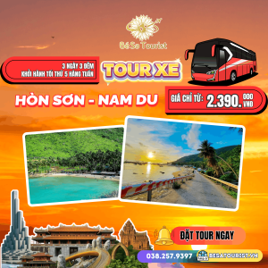 TOUR HÒN SƠN - NAM DU 3N3Đ