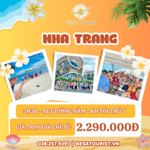 TOUR NHA TRANG 3N3Đ - NHŨ TIÊN - XỨ TRẦM HƯƠNG