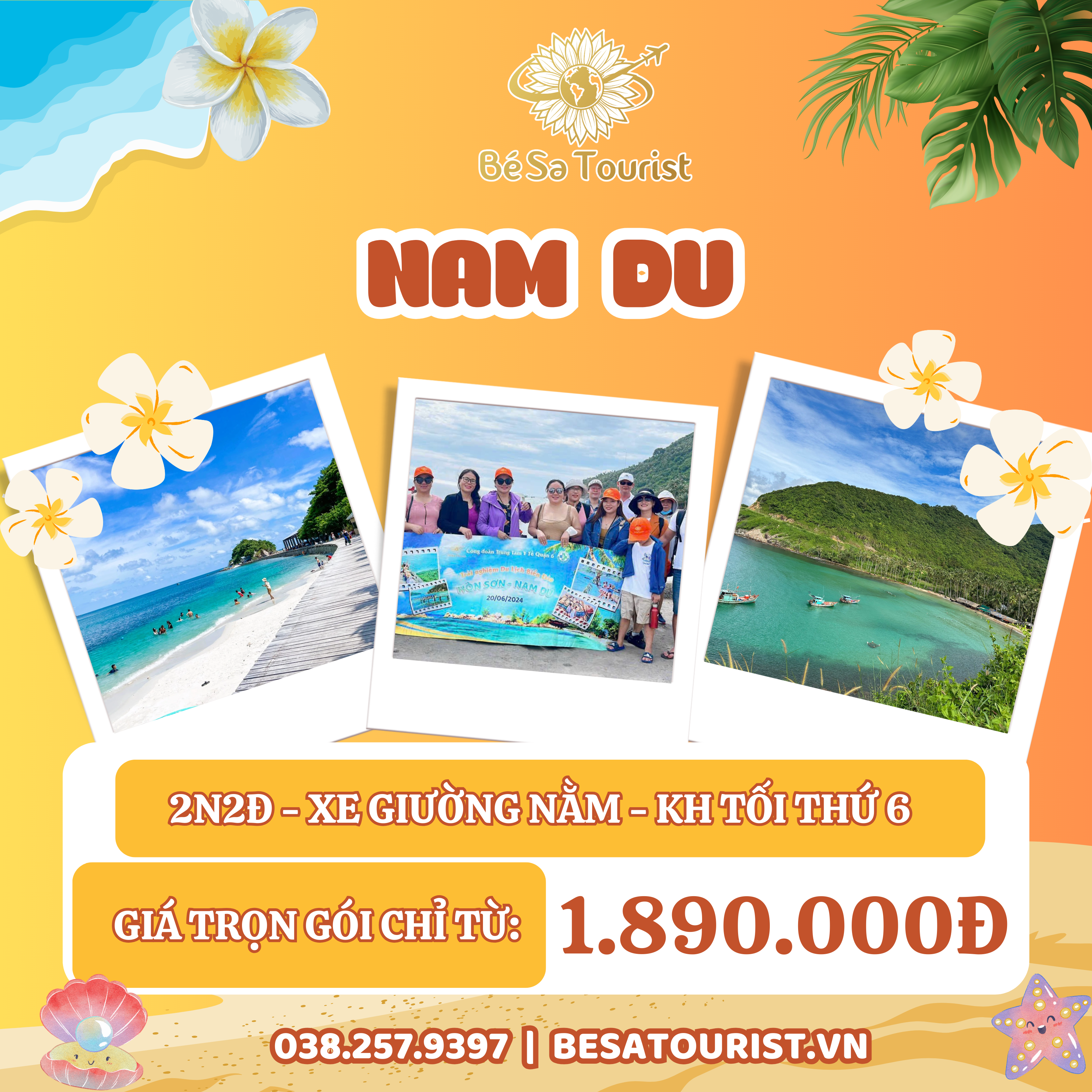 TOUR NAM DU 2N2Đ - MADIVES XỨ NAM