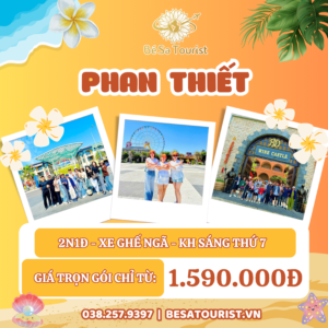 TOUR MŨI NÉ - PHAN THIẾT 2N1Đ - THIÊN ĐƯỜNG NGHĨ DƯỠNG