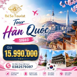 TOUR HÀN QUỐC 5N4Đ - KHÁM PHÁ XỨ SỞ KIM CHI