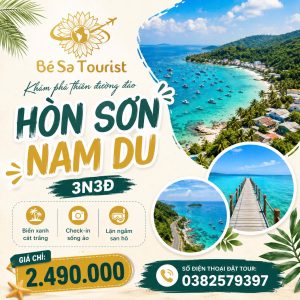 TOUR HÒN SƠN - NAM DU 3N3Đ